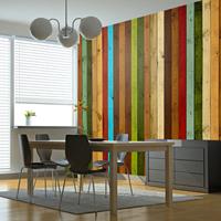 ARTGEIST Fototapete Wooden rainbow cm 300x231 