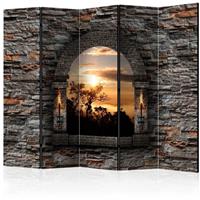 ARTGEIST 5teiliges Paravent Castle Window II cm 225x172 