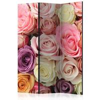 ARTGEIST 3teiliges Paravent Pastel roses Roo cm 135x172 