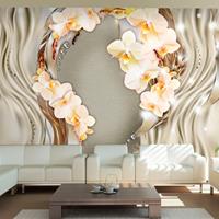 ARTGEIST Fototapete Wreath of orchids cm 350x245 