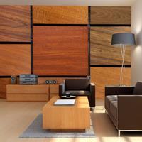 ARTGEIST Fototapete Holzwürfel cm 350x245 