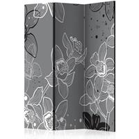 ARTGEIST 3teiliges Paravent Winter flora Roo cm 135x172 