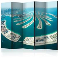 ARTGEIST 5teiliges Paravent Dubai Palm Islan cm 225x172 