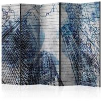 ARTGEIST 5teiliges Paravent Inky New York II cm 225x172 