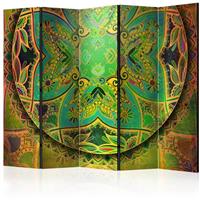 ARTGEIST 5teiliges Paravent Mandala Emerald cm 225x172 