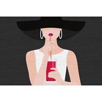 A.S. CREATIONS DD120177 Audrey2 ARTist fototapete modern 270 x 400 cm (4 Teile) | Online Fototapeten bestellen - Schwarz / Anthrazit, Weiß
