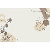 A.S. CREATIONS A.s.creations - DD120225 DrawnLeaves2 ARTist fototapete modern 270 x 400 cm (4 Teile) | Jetzt Fototapeten günstig kaufen - Beige / Crème, Braun