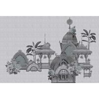 A.S. CREATIONS A.s.creations - DD121832 jaipur3 Walls by Patel 3 orientalisch 270 x 400 cm (4 Teile) | Fototapeten Online-Shop - Grau, Schwarz / Anthrazit
