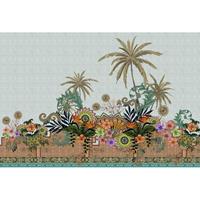 A.S. CREATIONS A.s.creations - DD121844 orientalgarde3 Walls by Patel 3 orientalisch palmen blumen garten 270 x 400 cm (4 Teile) | Fototapeten online entdecken
