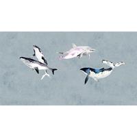 A.S. CREATIONS A.s.creations - DD122008 oceansfive1 Walls by Patel 3 blumen natur 270 x 500 cm (5 Teile) | Fototapeten Online-Shop - Blau, Weiß