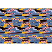 A.S. CREATIONS A.s.creations - DD122772 zimbabwe2 Walls by Patel 3 abstrakt modern 270 x 400 cm (4 Teile) | Jetzt Fototapeten günstig kaufen - Blau, Gelb