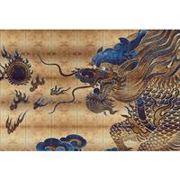 A.S. CREATIONS A.s.creations - DD122940 shenzen2 Walls by Patel 3 vintage tiere modern 270 x 400 cm (4 Teile) | Fototapeten online entdecken - Blau, Gold