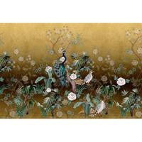 A.S. CREATIONS A.s.creations - DD122956 peacockisland3 Walls by Patel 3 vögel blumen natur dschungel 270 x 400 cm (4 Teile) | Fototapeten online entdecken - Gelb,
