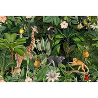 living walls Fotobehang ARTist Nostalgic Animals (set, 4-delig)