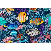 A.S. CREATIONS A.s.creations - DD119749 Underwater2 ARTist fototapete unterwasser tiere natur 270 x 400 cm (4 Teile) | Jetzt Fototapeten günstig kaufen - Blau, Bunt