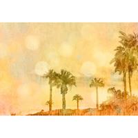 living walls Fotobehang ARTist Palm Oasis (set, 4-delig)