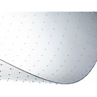FLOORDIREKT Bodenschutzmatte 'First Class' für Teppichböden aus Polycarbonat, rund, Durchmesser 120 cm, transparent