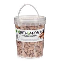 IBERGARDEN Decoratie steentjes/kiezels terracotta klein 1,5 kg -