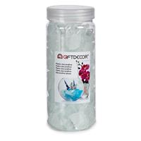 Giftdecor Decoratie steentjes/kiezeltjes wit kwarts 600 gram -