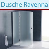 Jetline Duschkabine Glasdusche Ravenna gefrostet