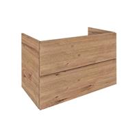 Royal Plaza Intent wastafelonderkast 80x45x59cm 2 lades eiken natuur