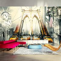 ARTGEIST Selbstklebende Fototapete Urban living cm 490x280 - 