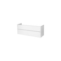 Saniclass Nexxt onderkast 139x55x45.5cm met softclose 0 deuren 4 lades mat wit gelakt 1245