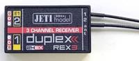 Jeti REX 3 A40 3-kanaals ontvanger 2,4 GHz