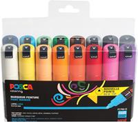 Posca paintmarker PC-7M, set van 16 stuks in geassorteerde kleuren