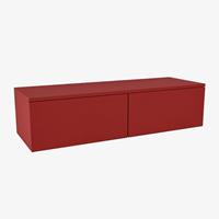 MONDIAZ ALAN MODULE SMALL onderkast 120x41x30cm 2 lades Push to open MDF Fire mat A45292Fire