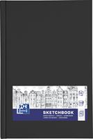 Oxford Skizzenbuch Hardcover, DIN A6, 96 Blatt, schwarz