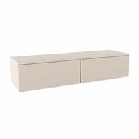 MONDIAZ ALAN MODULE SMALL onderkast 140x41x30cm 2 lades Push to open MDF Linen mat A45294Linen