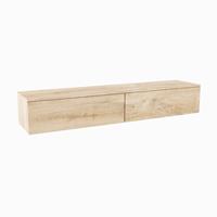 MONDIAZ ALAN MODULE onderkast 180x45x30cm 2 lades Push to open Melamine Washed oak mat A45279Washedoak