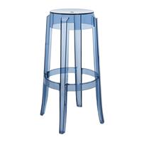 Kartell Charles Ghost Barkruk Hoog - Poederblauw