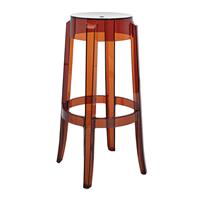 Kartell Charles Ghost Barkruk Hoog - Amber