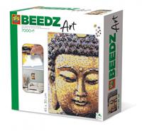 SES strijkkraalkunstwerk Beedz Art boeddha 30 x 45,5 cm 9 delig