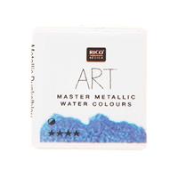 Rico Design ART Master Metallic Aquarellfarbe halbes Näpfchen dunkelblau