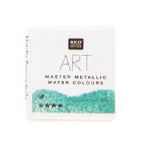 Rico Design ART Master Metallic Aquarellfarbe halbes Näpfchen smaragdgrün