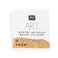 Rico Design ART Master Metallic Aquarellfarbe halbes Näpfchen dunkelgold
