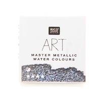 Rico Design ART Master Metallic Aquarellfarbe halbes Näpfchen graphit