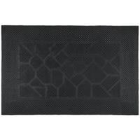 RELAXDAYS Fußmatte Gummi, 40 x 60 cm, Fußabtreter mit Noppen, innen & außen, wetterfest, rutschfeste Türmatte, schwarz