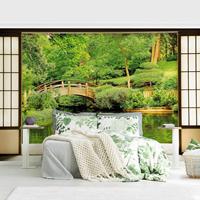 Bilderwelten 3D Fototapete - Lake View - Vliestapete Breit Größe HxB: 255cm x 384cm