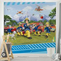 Bilderwelten Vliestapete - Feuerwehrmann Sam - Allzeit bereit - Fototapete Quadrat Größe HxB: 240cm x 240cm