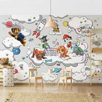 Bilderwelten Vliestapete - PAW Patrol - Auf Wolke sieben - Breit Größe HxB: 290cm x 432cm