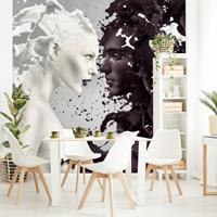 Bilderwelten Design Tapete - Milk & Coffee - Vlies Fototapete Quadrat Größe HxB: 288cm x 288cm