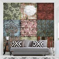 Bilderwelten Mustertapete - Old Patterns - Vliestapete Quadrat Größe HxB: 288cm x 288cm