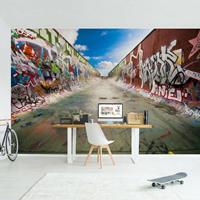 Bilderwelten 3D Kindertapete - Skate Graffiti - Vlies Fototapete Breit Größe HxB: 225cm x 336cm