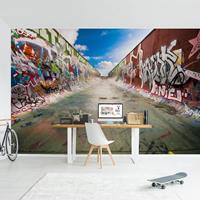 Bilderwelten 3D Kindertapete - Skate Graffiti - Vlies Fototapete Breit Größe HxB: 255cm x 384cm