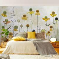 Bilderwelten Fototapete - Zarte Helenium Blüten - Fototapete Breit Größe HxB: 190cm x 288cm