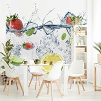 Bilderwelten Fototapete - Frucht Cocktail - Vliestapete Quadrat Größe HxB: 288cm x 288cm